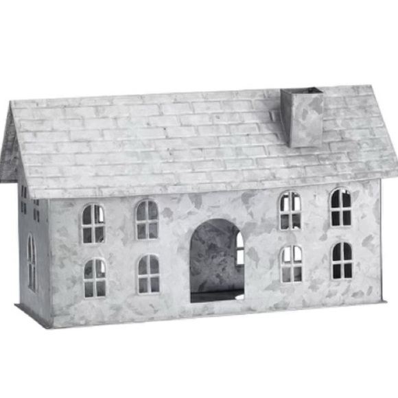 Pottery Barn Large Galvanized Farmhouse Barn Tea-Light Luminary NWTS ✨💫 - Picture 2 of 5